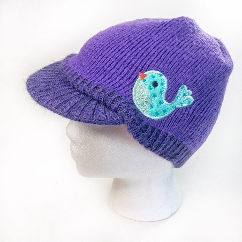 Put a Bird On It Purple Brimmed Hat
